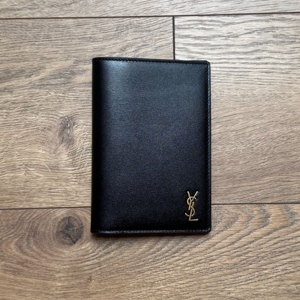 Saint Laurent YSL Tiny Cassandra Passport Case in Smooth Leather